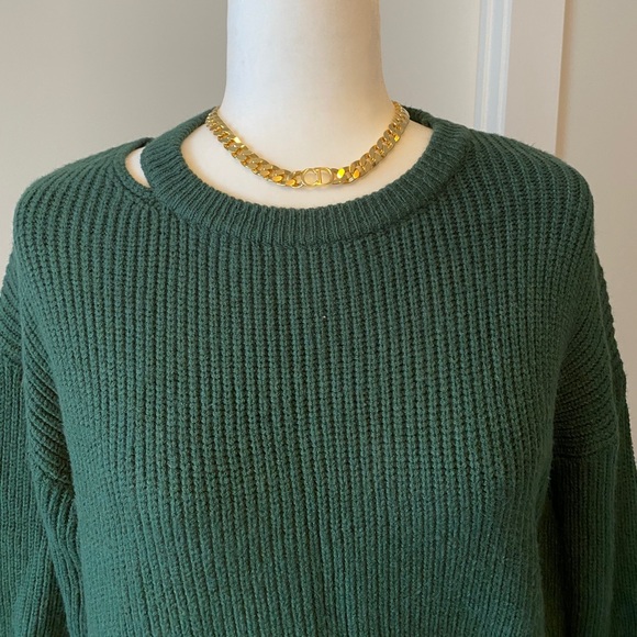 About Us Green Sweater Revolve Clothing - Picture 2 of 10